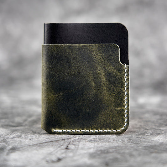 Big Bur Oak Card Sleeve - Waxy Leather