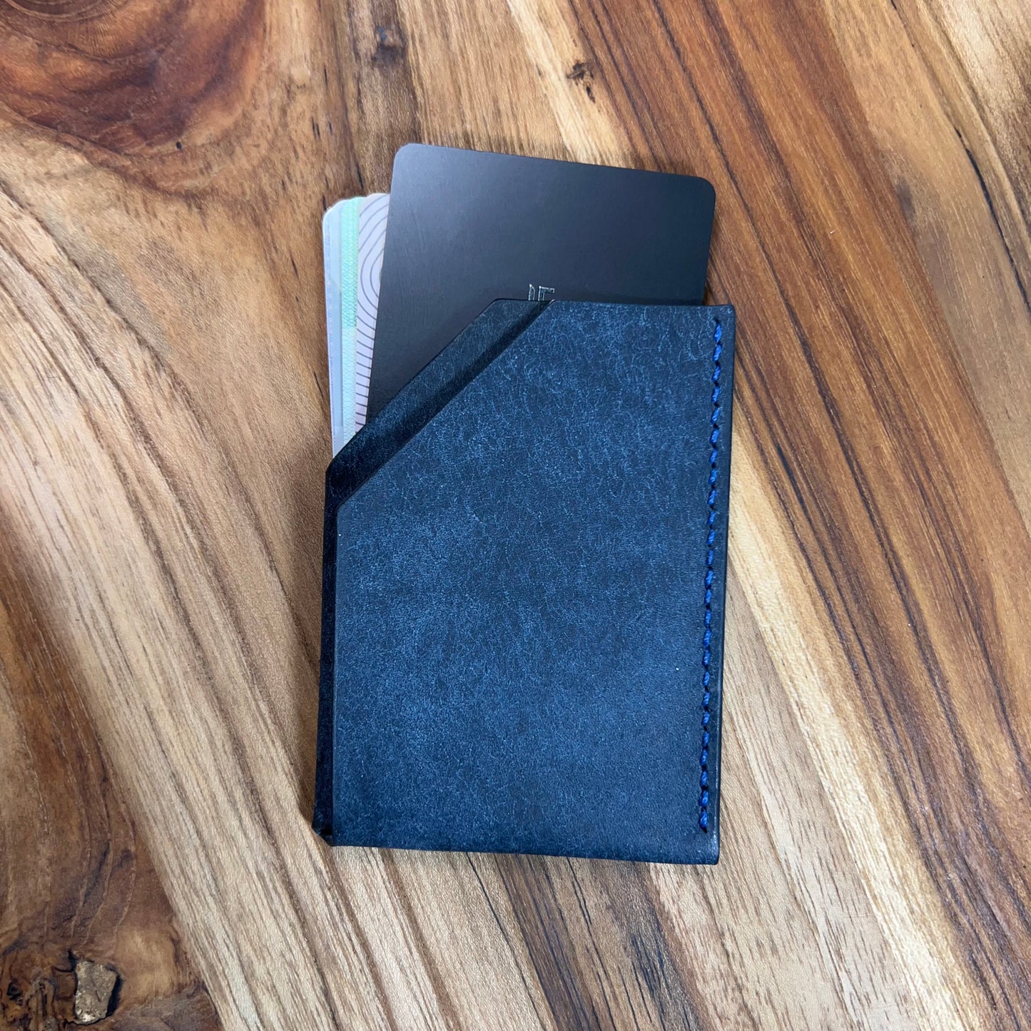 White Oak Minimalistic Card Holder - Pueblo Leather