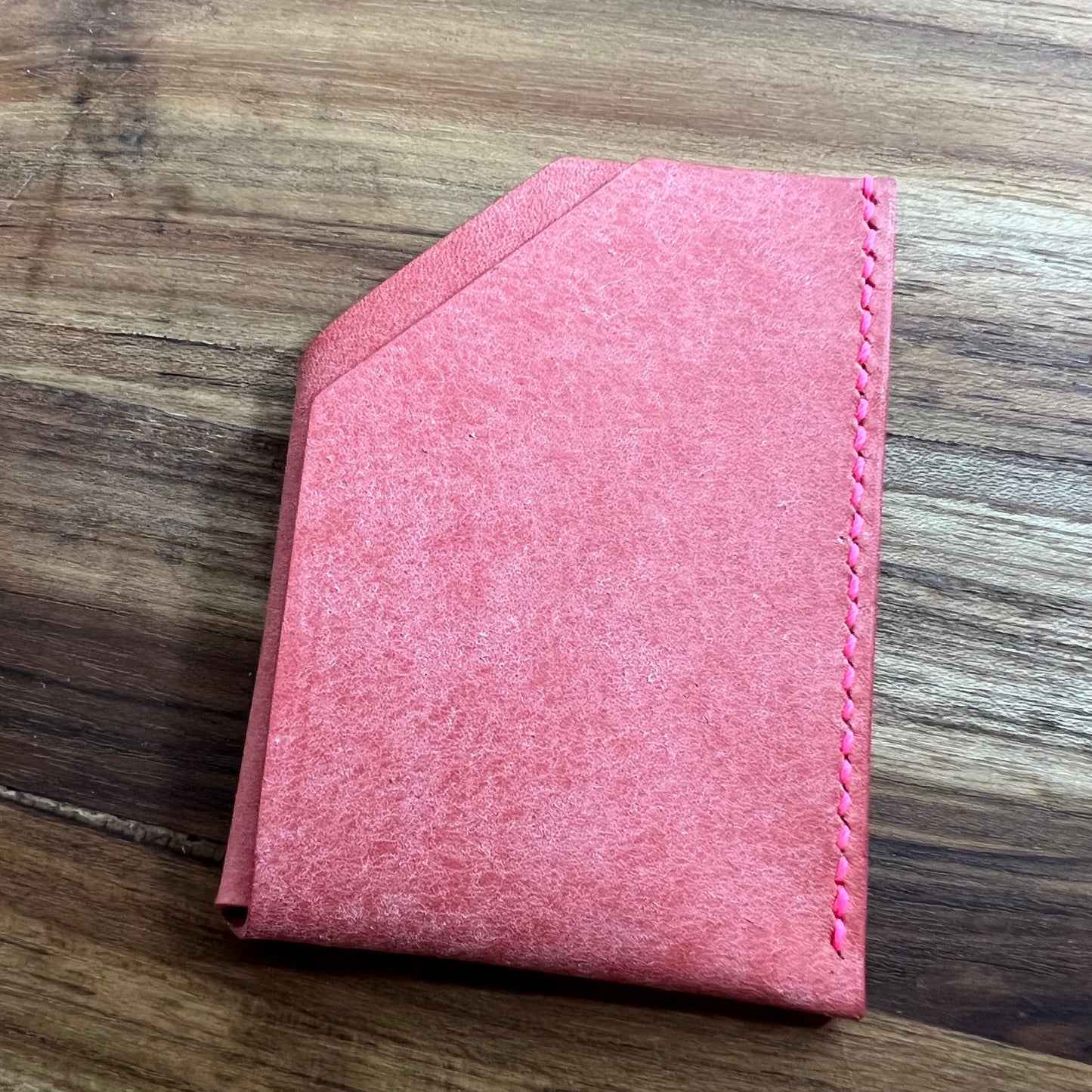 White Oak Minimalistic Card Holder - Pueblo Leather