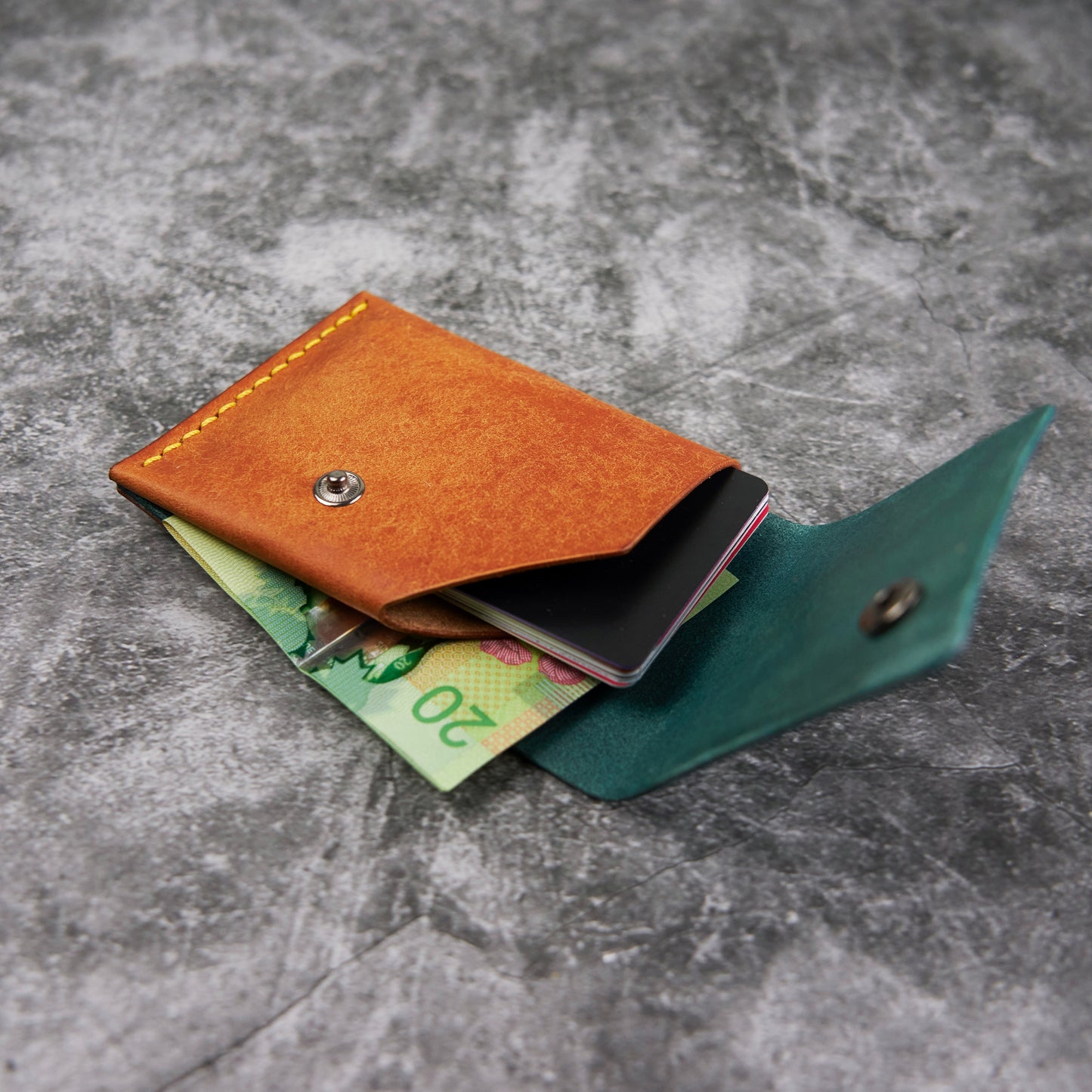 Chestnut Oak Minimalist Wallet